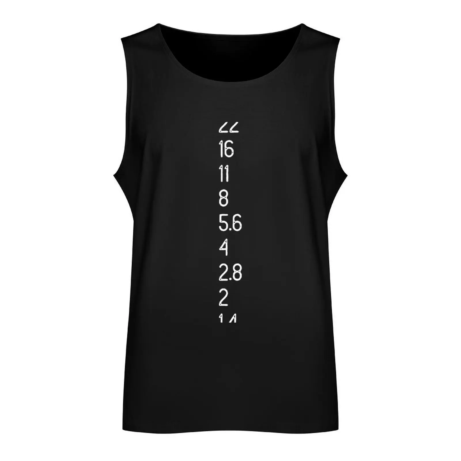 Funny Aperture f stop Photography Photographer Gift Tank Top singlet for men sleeveless tshirts for men