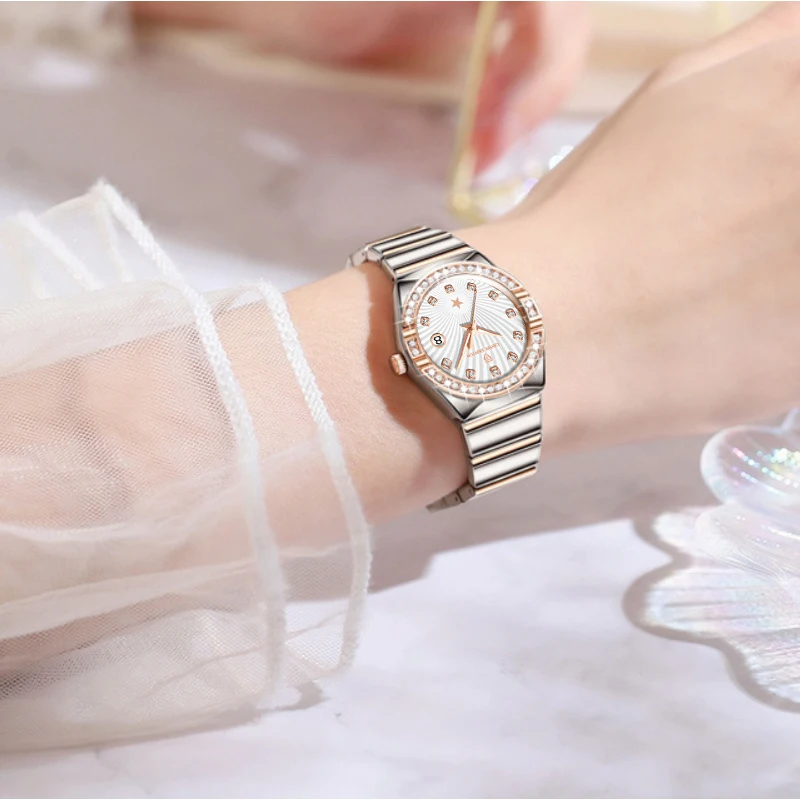 Women's watch texture luminous waterproof ladies watch high-end quartz watch