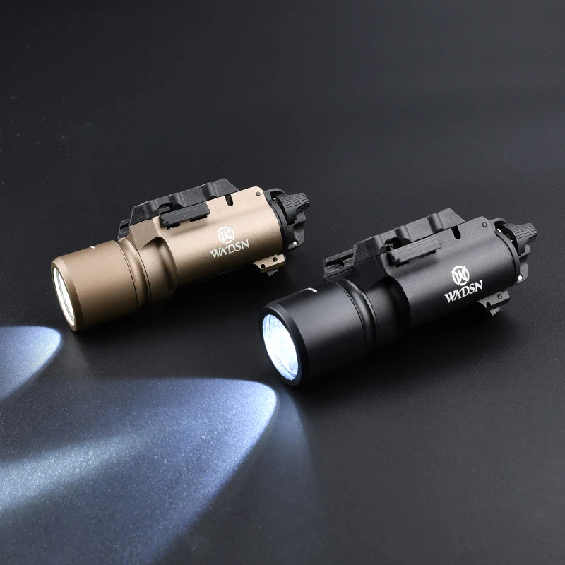 X300 Flashlight Tactical WADSN Pistol Light White LED Airsoft Hunting Lamp Fit G17 G18 G19 20mm Picatinny Rail
