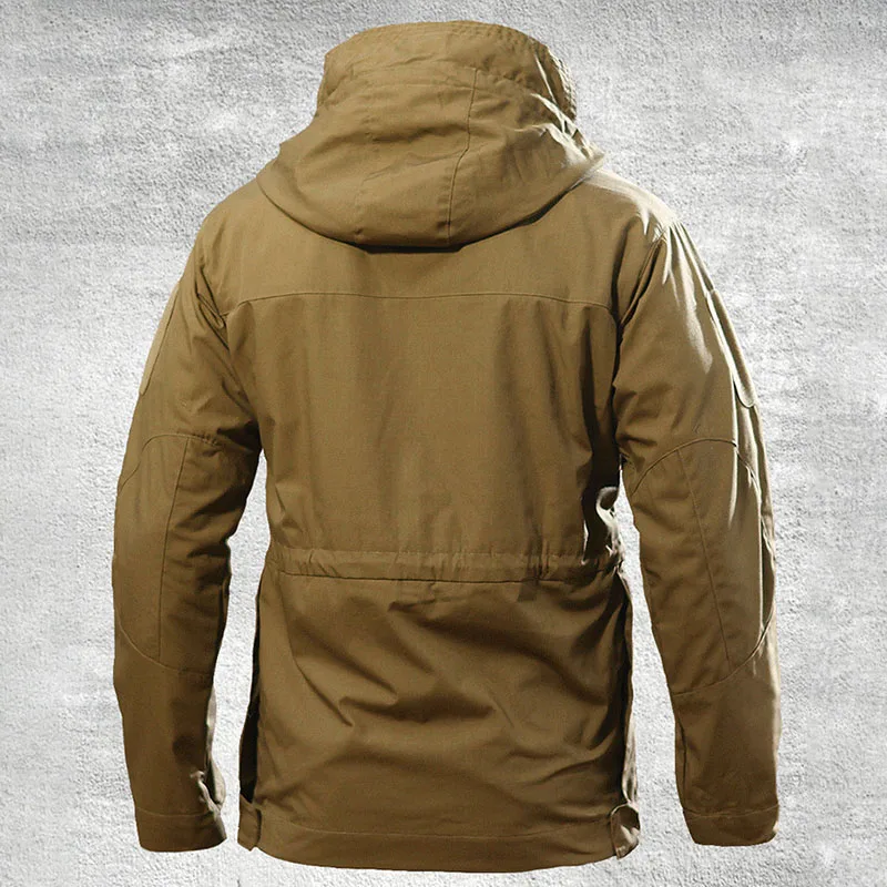 Hunting Tactical Coat Men's M65 Jacket Autumn Winter Outdoor Waterproof Windbreaker Hooded Jackets Male Hiking Assault Suit