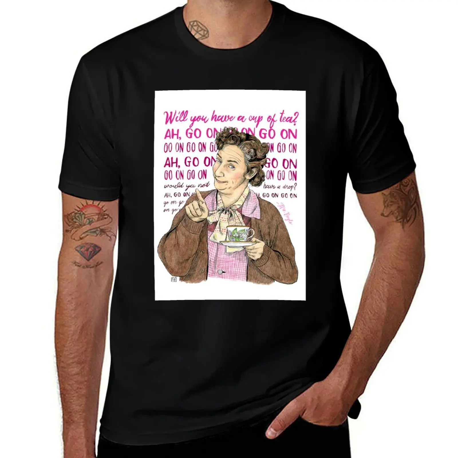 Mrs. Doyle Ah Go On T-Shirt Active Wear Sports T-Shirt for Men