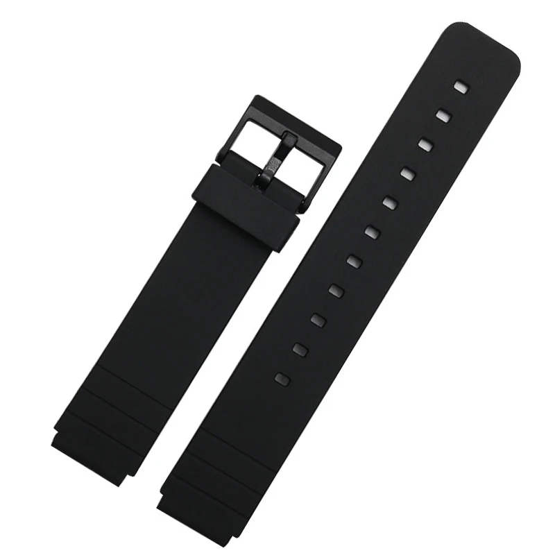 Black Resin Strap for Casio 1330 MW-58 MQ-24 MQ-71 MW-59 Sport Waterproof 16mm Men Replacement Bracelet Band Watch Accessories