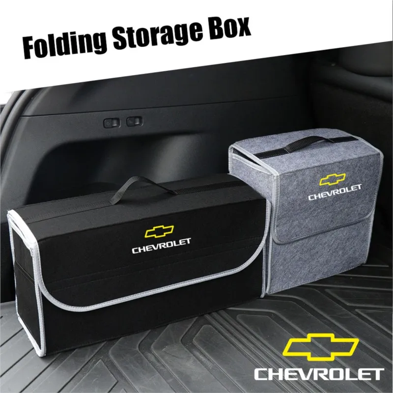 Car Trunk Stowing Tidying Large Capacity Storage Box Organizer Bag Accessories For Chevrolet Cruze Lacetti SS Z71 Trax Spar Sail