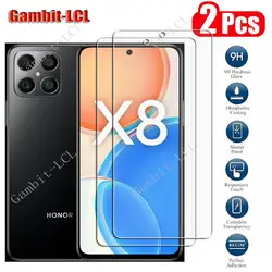 2PCS Original Protection Tempered Glass For Honor X8 6.7