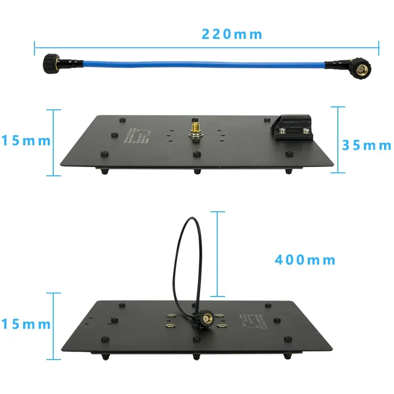 21dBi Maple Wireless FPV Antenna 5.5G Directional High Gain Antenna AAT for SIYI HM30 Raspberry Pi HD Mapping RUSH SOLO Analog