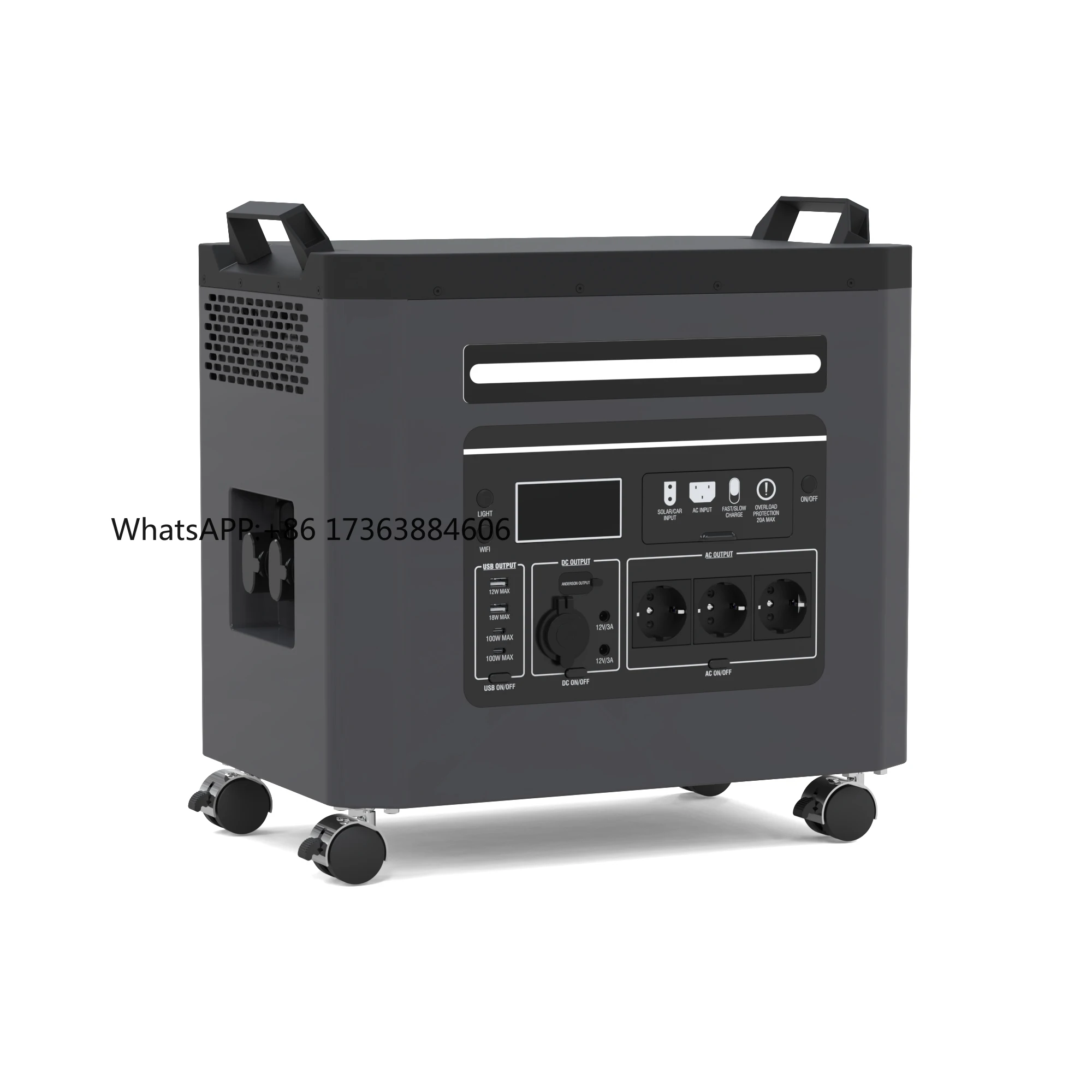 

Портативная электростанция Avepower 51.2V All-in-One для домашнего хранения энергии, 3300 Вт