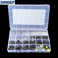460PCS 24 Values Tactile Push Button Switch SMD Micro Momentary Tact Switch Assortment Kit for Car Remote Control with Box