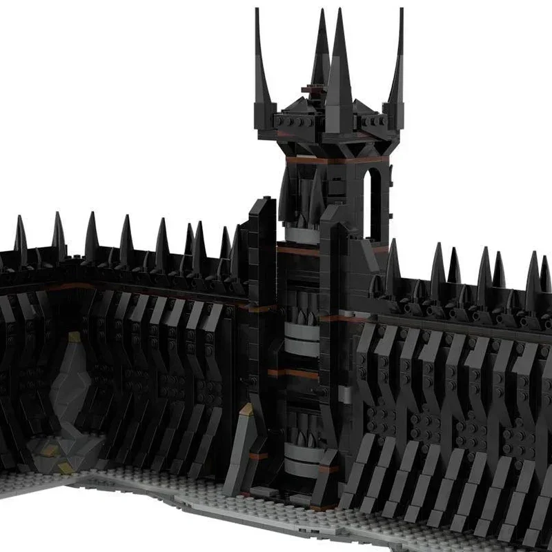 Magische Ringe Film Modell Moc Bausteine UCS Black Gate Technologie Modulare Blöcke Geschenke Weihnachten Spielzeug DIY Sets Montage