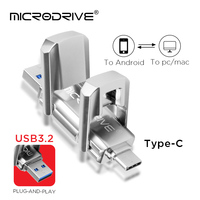 Dual-Interface USB 3.2 Type-C Flash Drive 64GB-256GB,High-Speed Data Transfer,Compatible with PC/Phone/Laptop