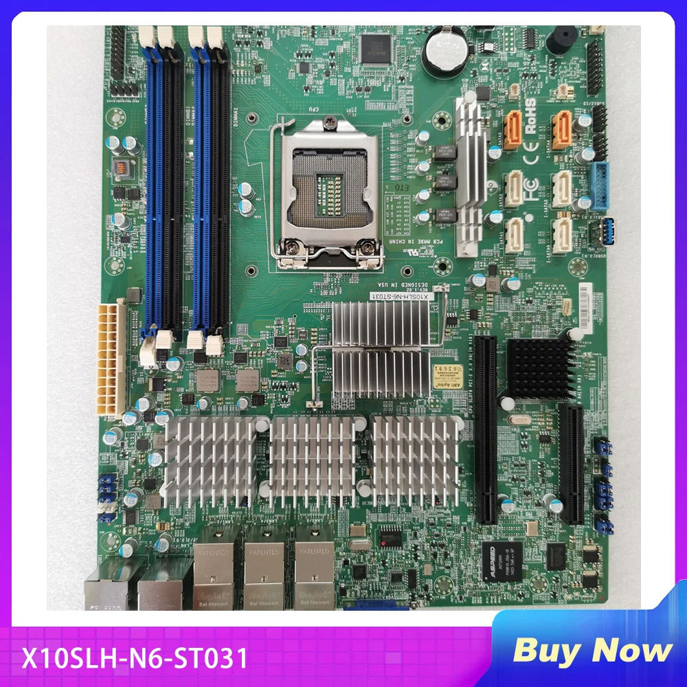 

Для серверной материнской платы Supermicro X10SLH-N6-ST031