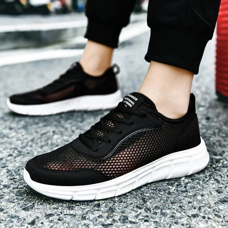 

XIHAHA Man Mesh Shoe Sneakers Breathable Light Men's Casual Dances Shoes Male Walking Footwear Masculino Zapatillas Hombre