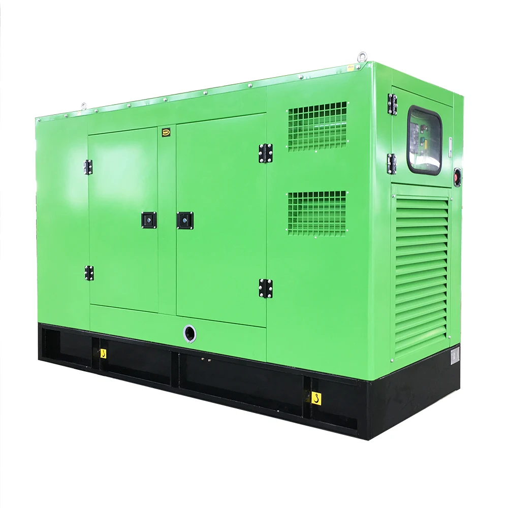 100KW-300KW Industrial Diesel Generator Genset Trailer Type Equipped with Automatic Mains Failure Panel for Factory Use