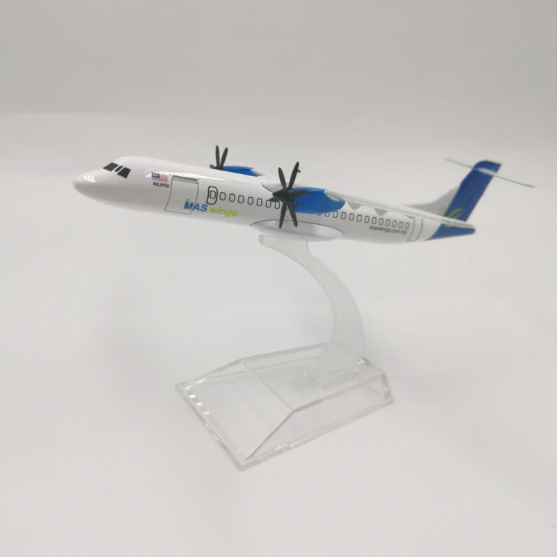 JASON TUTU 16cm Malaysia Airlines East Horse ATR72-600 Plane Airplane Model Aircraft Model Diecast Metal 1/400 Scale Planes