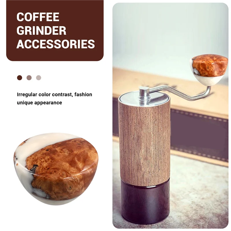 

AB39-Spare Crank Knob For KPLUS / KMAX / JXPRO / JMAX / C40 Grinder Colored Wood Replacement Parts Of Manual Coffee Grinder