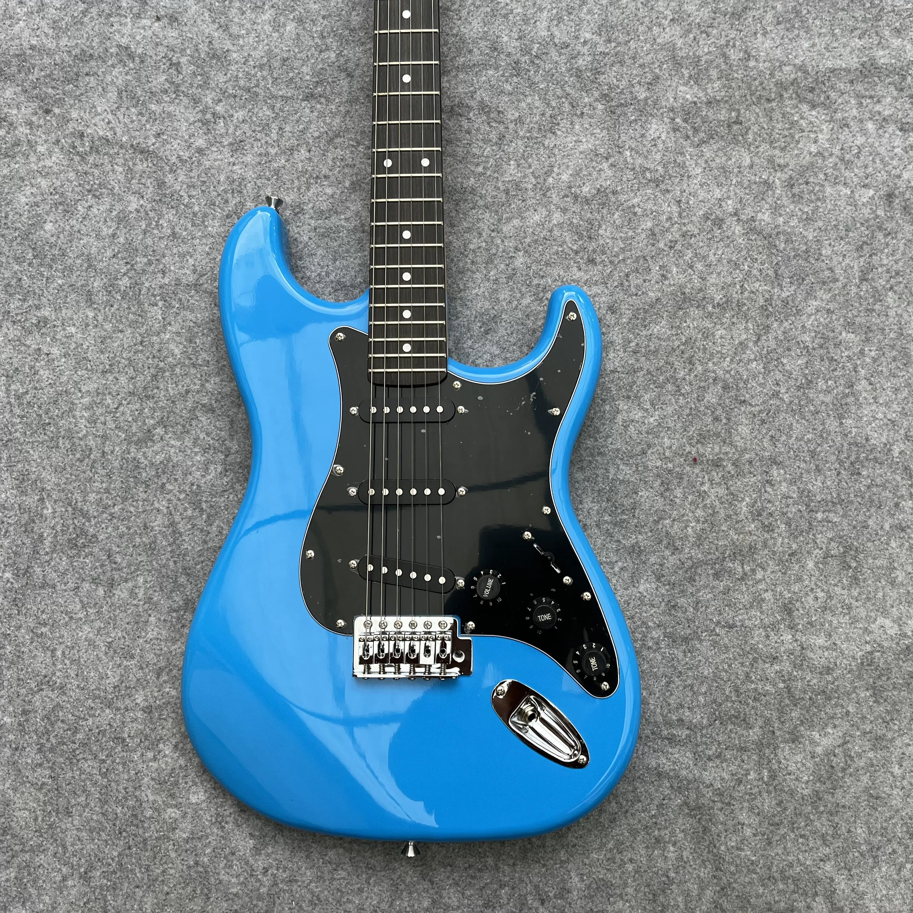 جيتار كهربائي أزرق جديد لممارسة أداء الجيتار المبتدئين #4