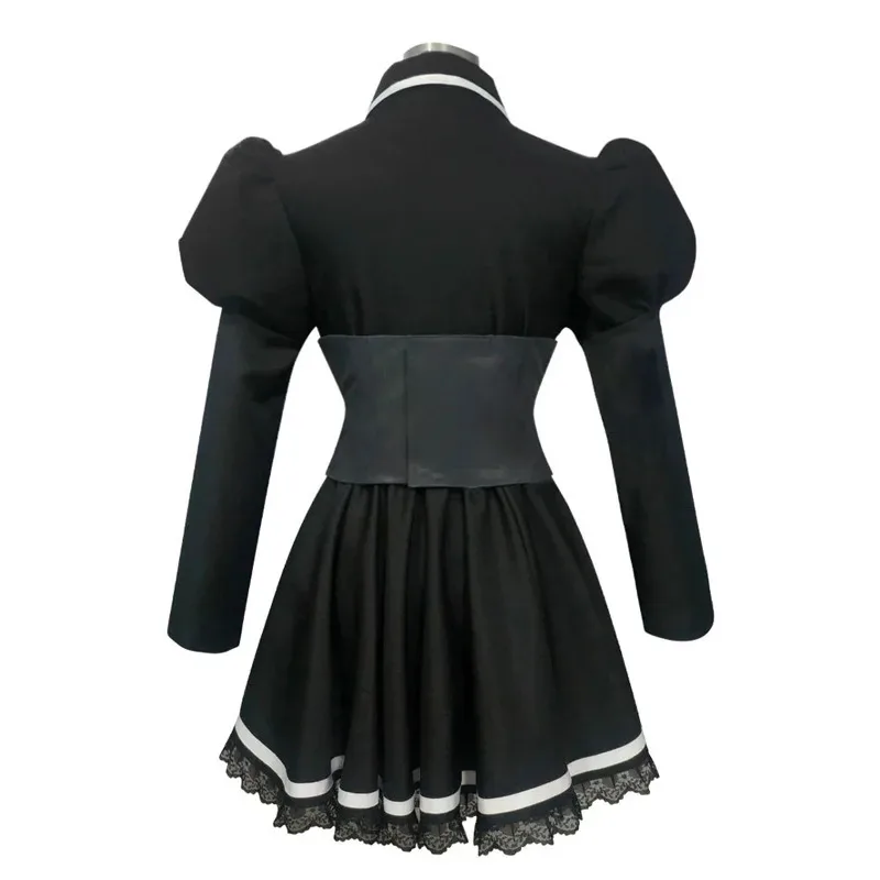 أزياء أنيمي شوجو شارا التأثيرية هوشينا أوتاو فستان تسوكيومي أوتاو تنورة سوداء للنساء زي البحارة بدلة الهالوين التأثيرية