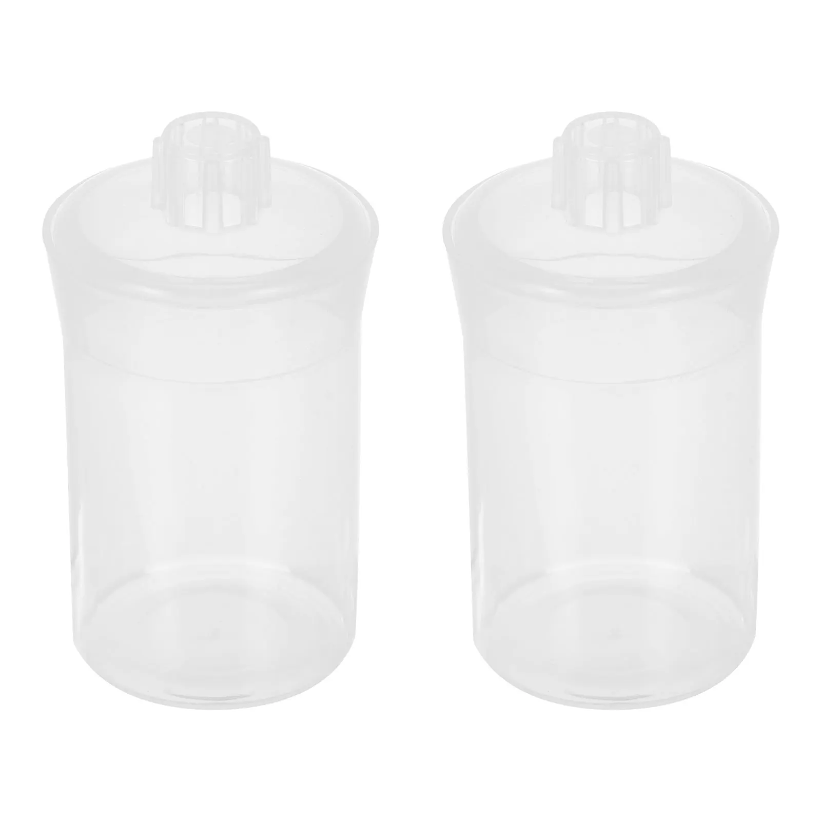 

2Pcs Weighing Bottle Plastic Laboratory Sample Sealing Wide Mouth Reagent Chemical Craftsmanship Lightweight Portable