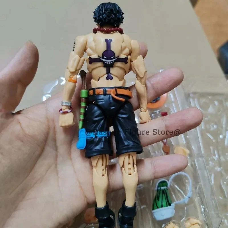 17cm SHF ワンピース アニメ フィギュア ポートガス・D・エース アクションフィギュア 火拳のエース フィギュア PVC 可動式 コレクション オーナメント モデル おもちゃ