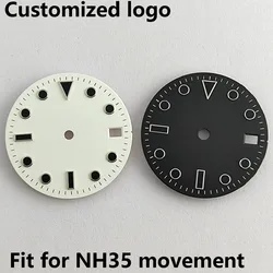 High Quality 28.5mm NH35 watch dial No luminous suitable for NH35 NH36 movement watch accessories