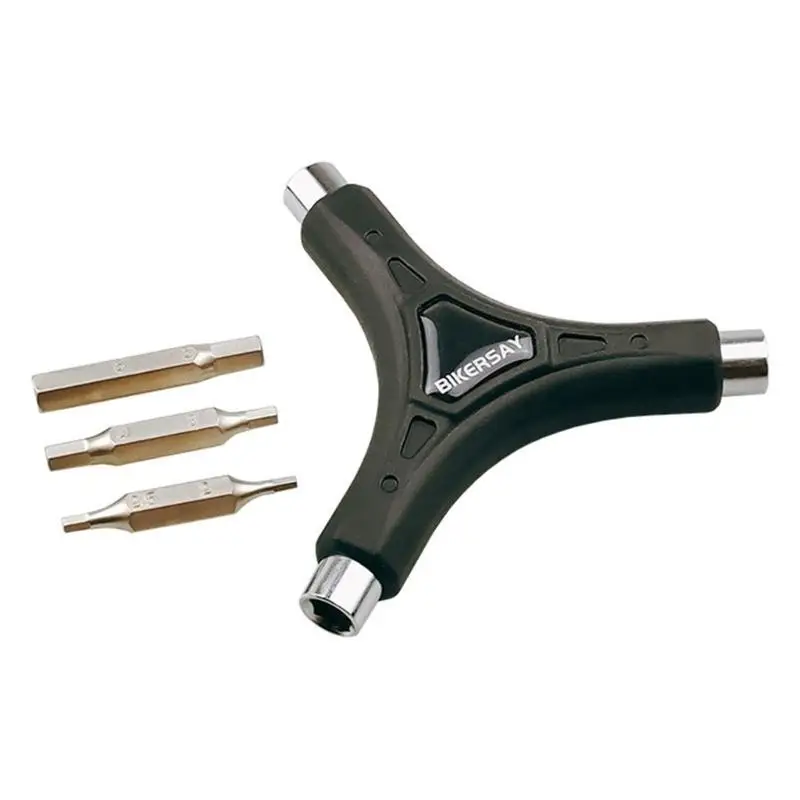 652F 2/2.5/3/4/5/6 mm Spanner Bike Allen for Key Hexagonal Service Repair Wrench Y Shaped Wrench for Mountain Road Bi
