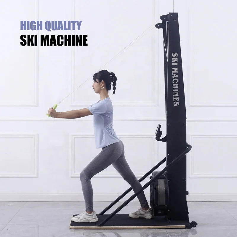 Neue Cross Fitness Wind Resistance Trainer Cardio-Trainings geräte Ski simulator Maschine Fitness studio Air Ski Fitness gerät