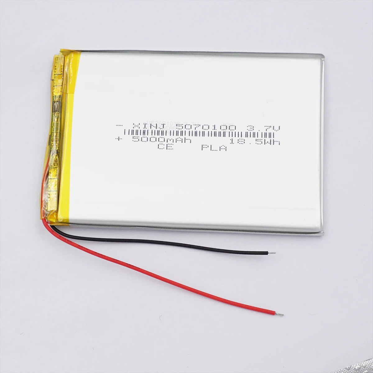 

3.7V 5000mAh 18.5Wh Rechargeable Li-Polymer LiPo Battery 5070100 For Tablet PC GPS PDA MID PSP Phone PDF Power Bank