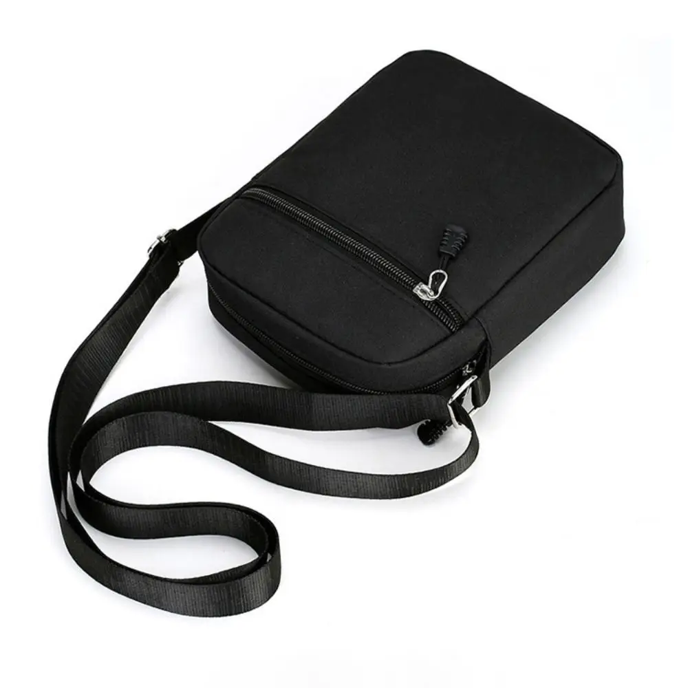 Oxford Shoulder Bag Fashion Mini Black Crossbody Bag Waist Pack Men