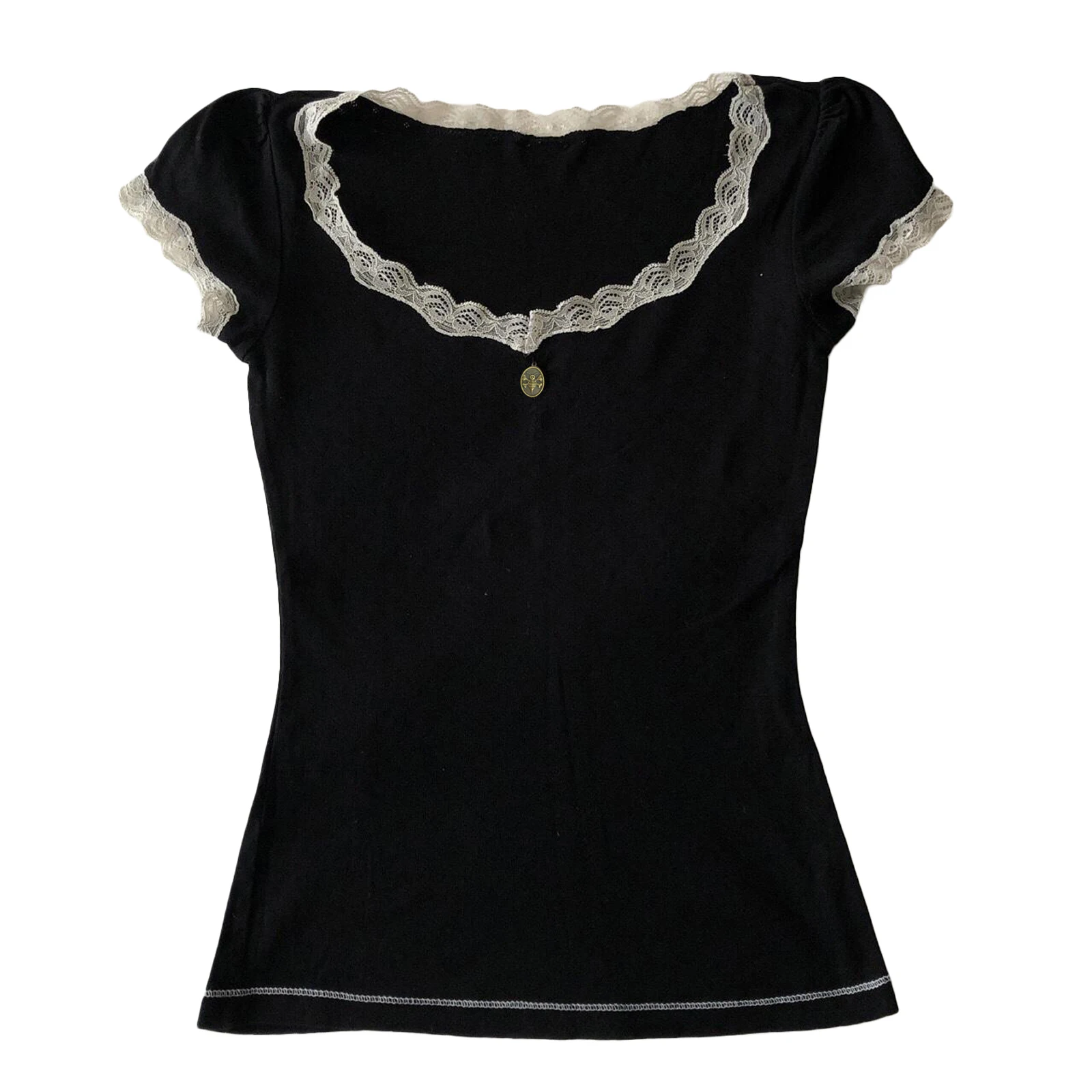 Camisetas góticas de manga corta para mujer, camiseta con estampado Y2k, camisetas gráficas, camisetas Punk para niñas, ropa de calle