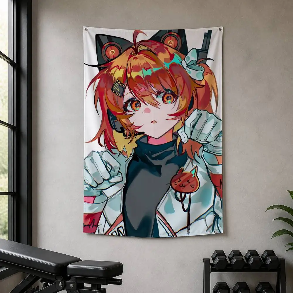Cute A-Adachi R-Rei   Decorative Wall Flag Banner for Home Garden Garage Indoor Outdoor Decor