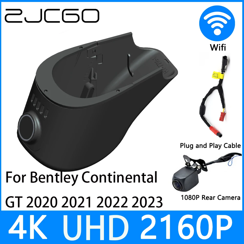 

ZJCGO Dash Cam 4K UHD 2160P Car Video Recorder DVR Night Vision Parking for Bentley Continental GT 2020 2021 2022 2023