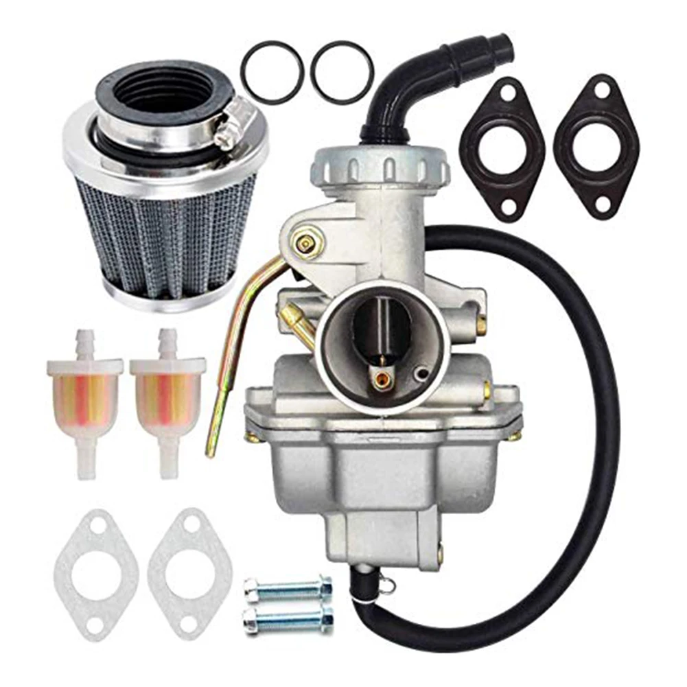 

For HONDA PZ20 Carburetor With Air Fuel Filter For ATV, Go Kart Dirt Bike For KAZUMA For BAJA, For TAOTAO,