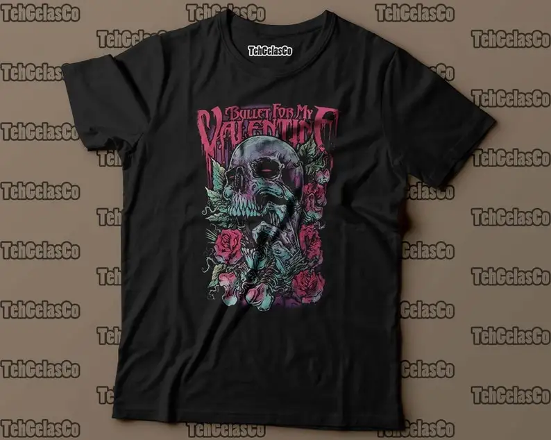 Bullet My Valentine T Shirt Vintage Metal 90's Music Aesthetic Clothing t-shirt Tees