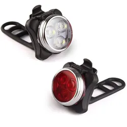 Cycling Bike Taillight With USB Rechargeable Bicycle Tail Clip Light Lamp Bike Light Luz Bicicleta Bicycle Accessories