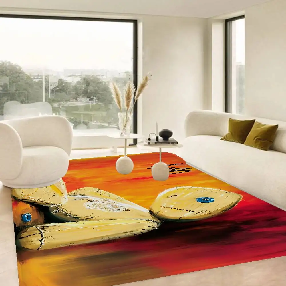 K-Korn Rock Band Kitchen Mat Nordic Style Bedroom Living Room Doormat Home Balcony Anti-Slip Welcome Rug