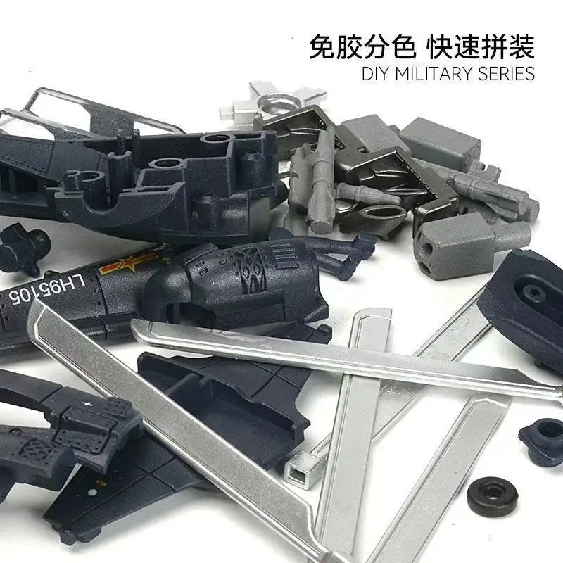 1/72 Creative Military Series Z-10 Attack Helicopter Airplanes Building Glue Free DIY Model Assemble Toy Planes For Boys Gifts