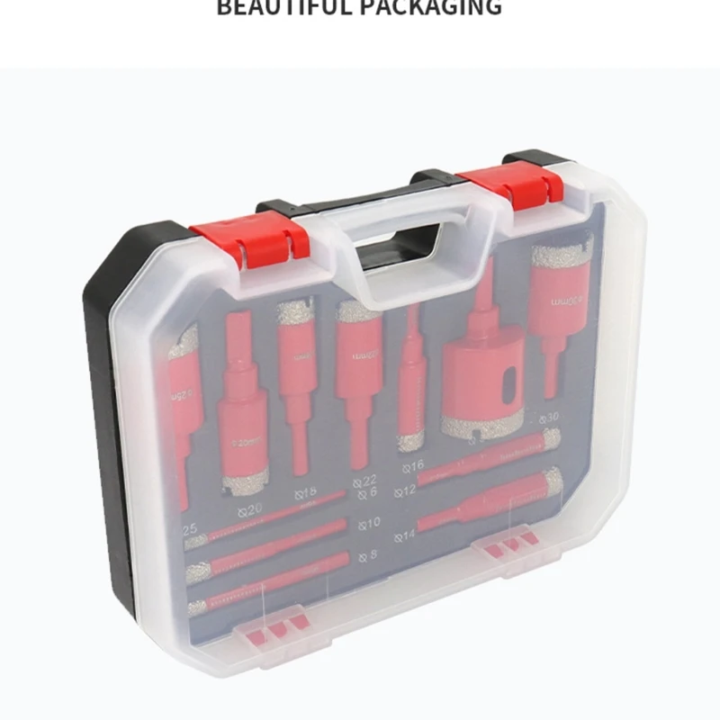 

12pcs Cutter Non Slip Safety Edges Lightweight for Extended Drilling Tasks A2BB