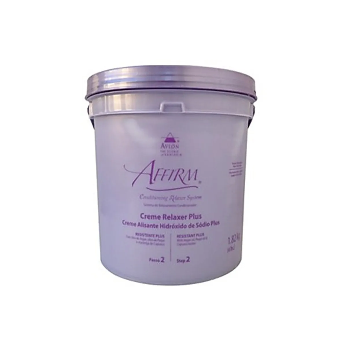 Creme Avlon Affirm Alisante Hidróxido de Sódio Resistente Plus 1,8Kg