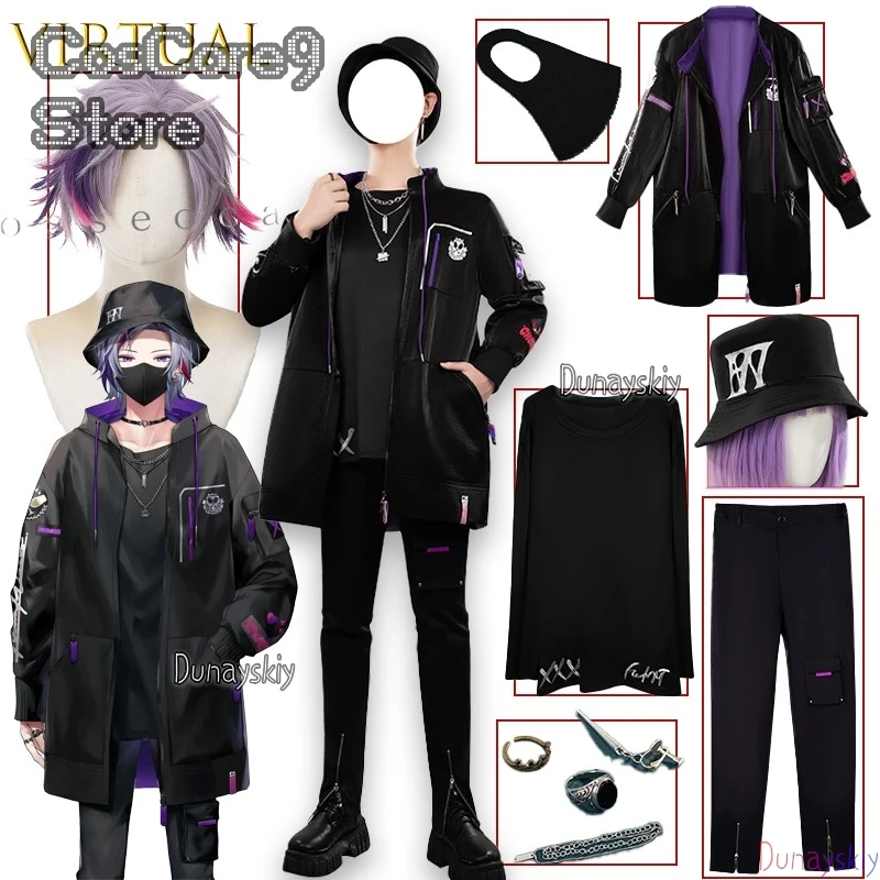 الظاهري Nijisanji Minase Soku الزي الجديد تأثيري disfraz أنيمي نمط لعب الأدوار ملابس الهالوين disfraz عيد الميلاد Disfraz Mujer #1