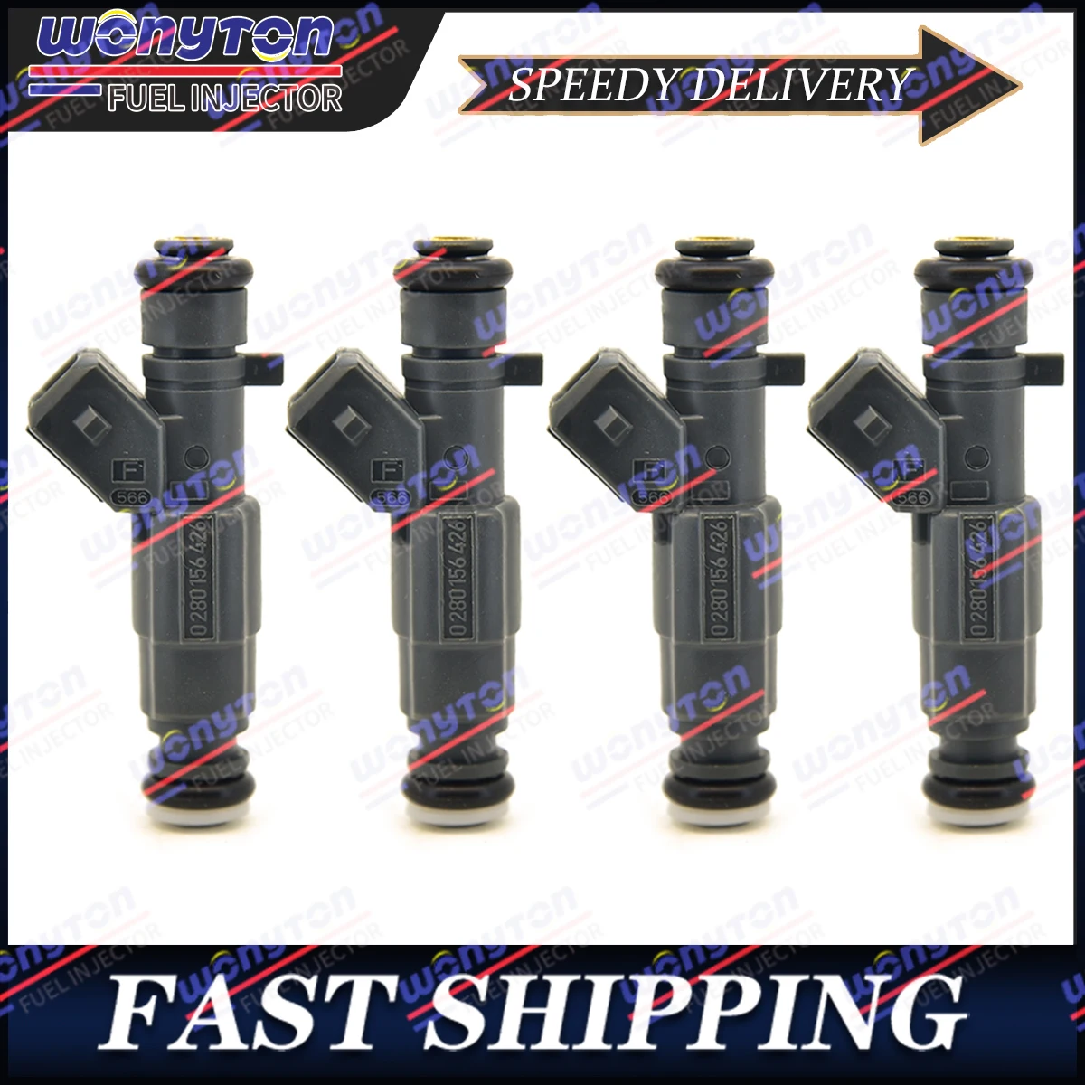 4Pcs Fuel Injectors 0280156426 1100 For Great wall Voleex C30 Haval M4