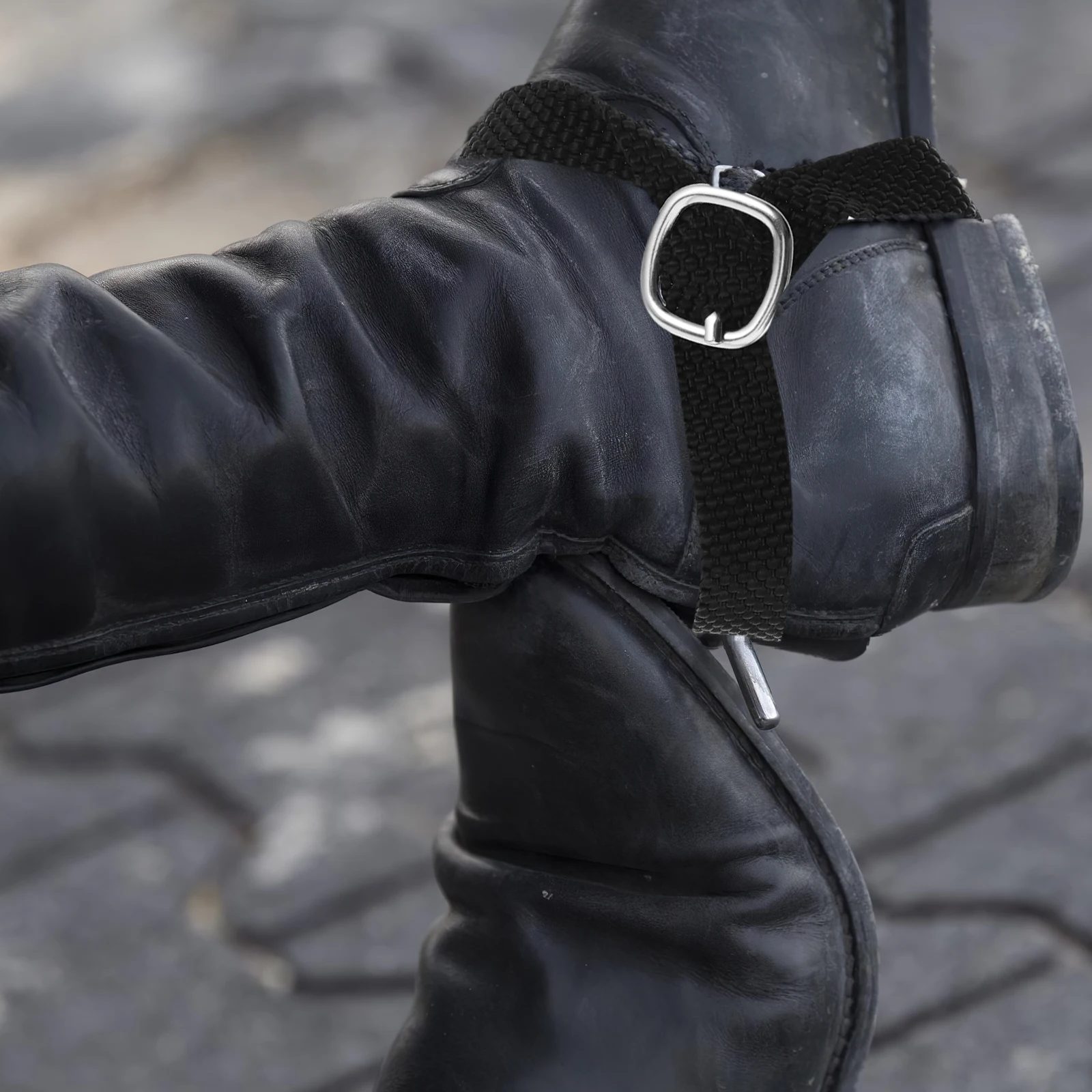 2 قطعة أشرطة حفز قابلة للتعديل تصميم حزام ركوب مريح لمجموعة مستقرة لتدريب الخيل