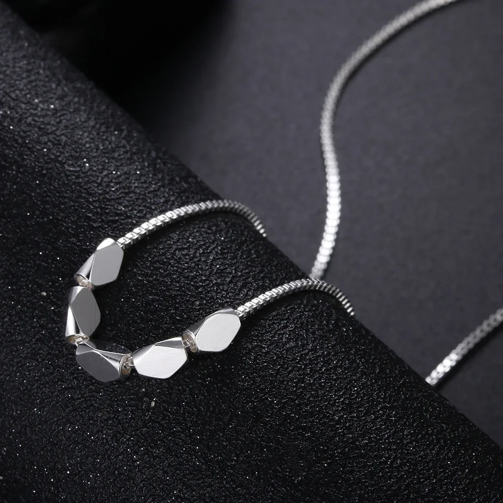 925 wholesale Charms silver color women necklace jewelry lady fashion cute wedding necklace jewelry Christmas gifts LN058