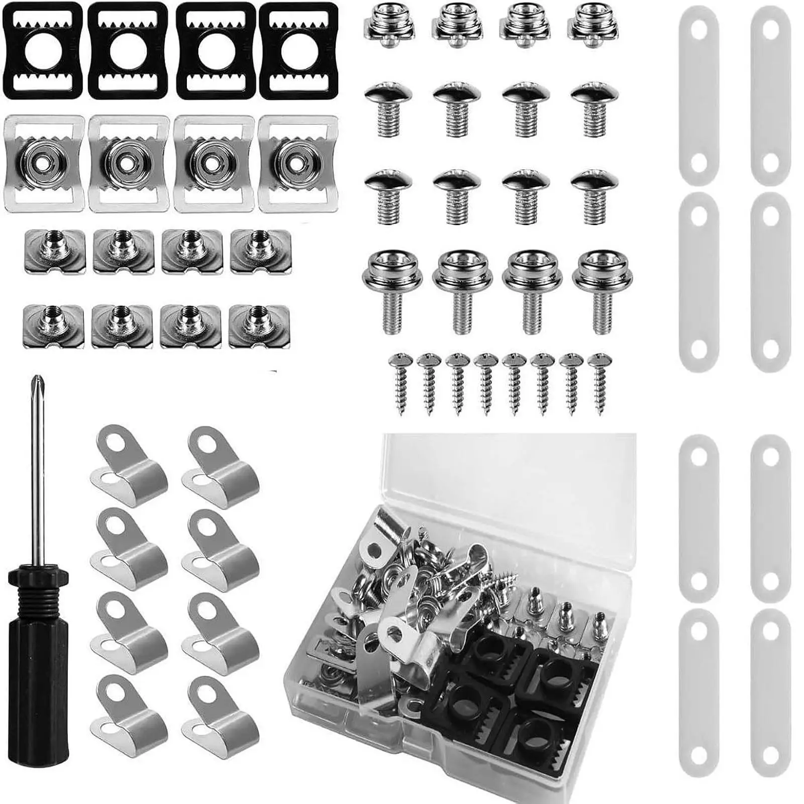 Durable Hockey Helmet Repair Kit Metal Screw Accessories for Sports Helmet Secure Fit Maintenance