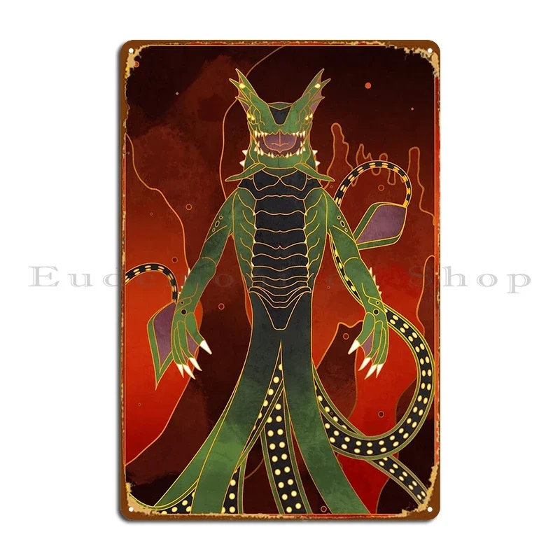 Sea Dragon Leviathan Metallschild Party Garage Club Wanddekoration Plaketten Design Blechschild Poster
