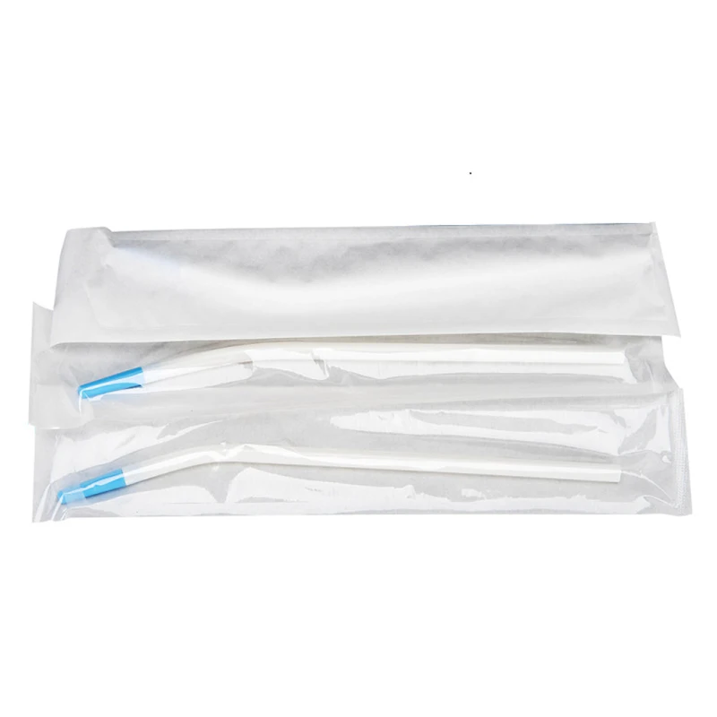 

10pcs Medical Dental Saliva Ejector Laboratory Long Slim Type Dentist Tools Clinic Disposable Surgical Suction Tips Suction Tube