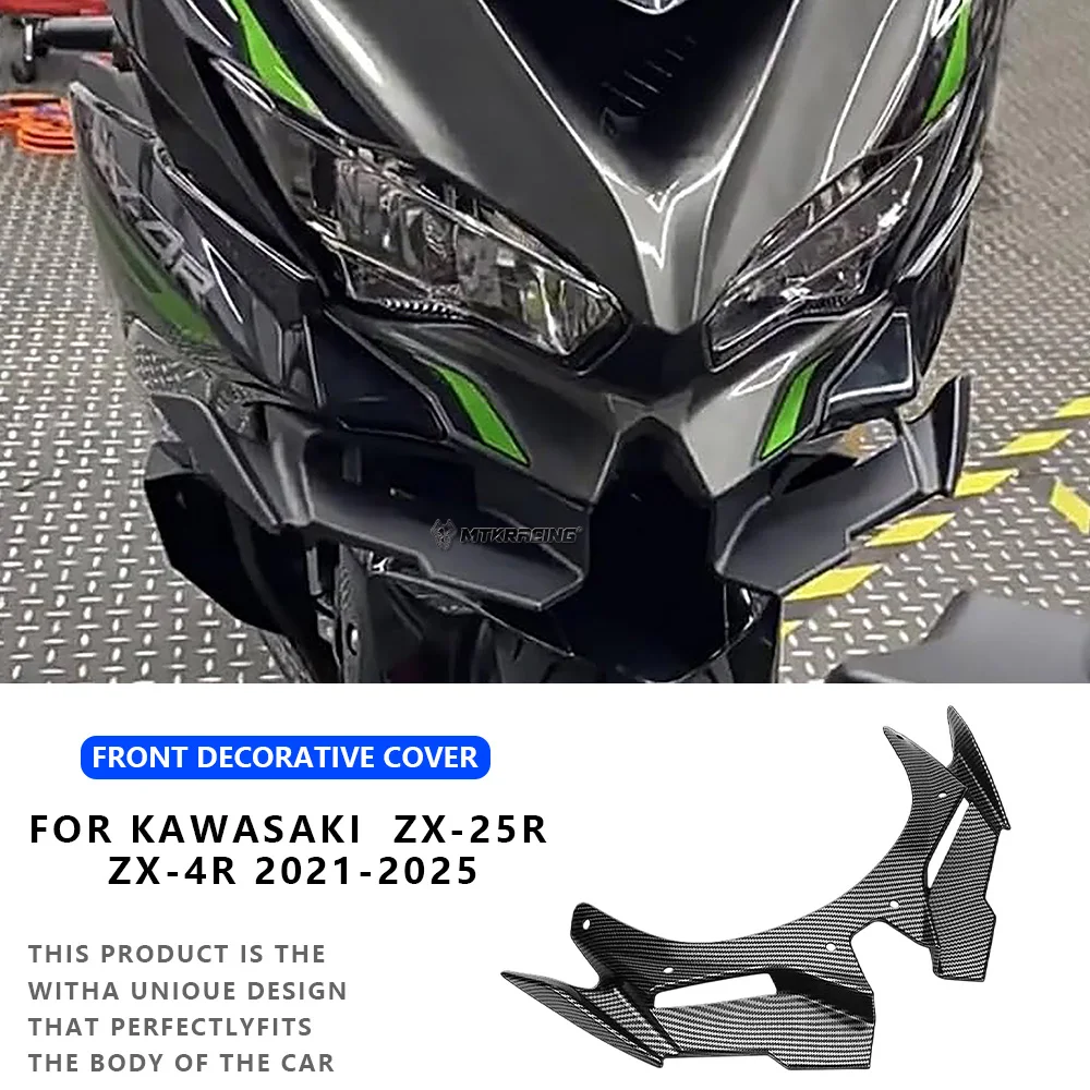 Motorcycle Accessories For KAWASAKI ZX-25R ZX-4R 2021-2025 Spoiler small wing aerodynamic wing kit spoiler protector
