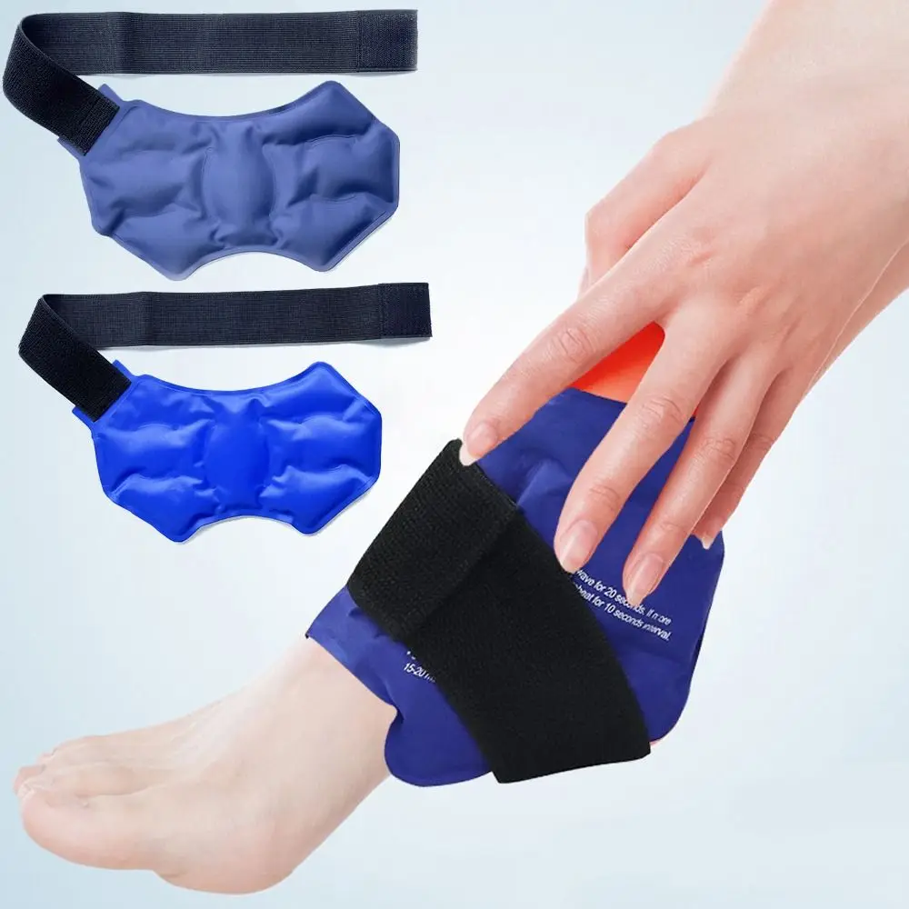 Bild 3: Praktisches Wiederverwendbares Gel-Kühlpack für Heiß-Kalt-Therapie, Schmerzlinderung, Knöchelbandage mit Flexiblem Riemen-Design und Doppeltemperatur-Eisbeutel