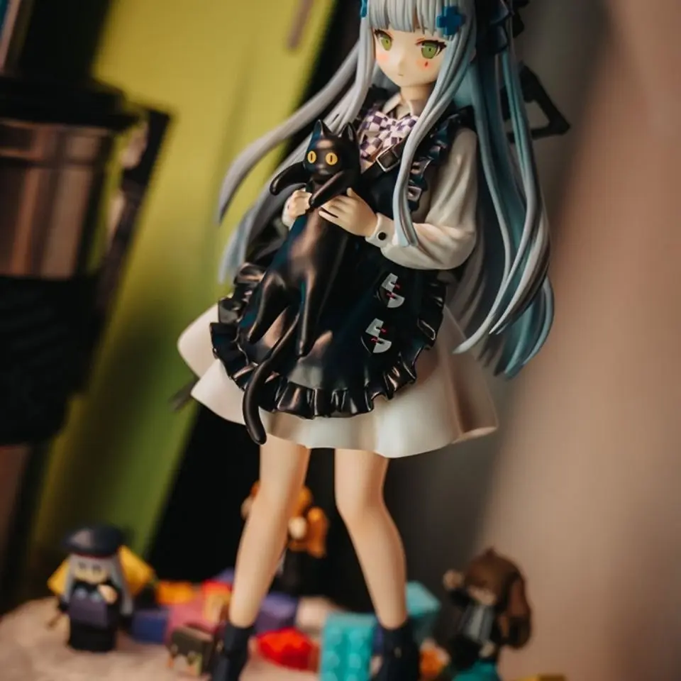 ฟิกเกอร์อนิเมะ Girls Frontline HK416 แบล็คแคท ของขวัญน่ารัก ตุ๊กตาสาวน้อย วัสดุ PVC ของสะสม โมเดล ของตกแต่ง ของเล่น ของขวัญ
