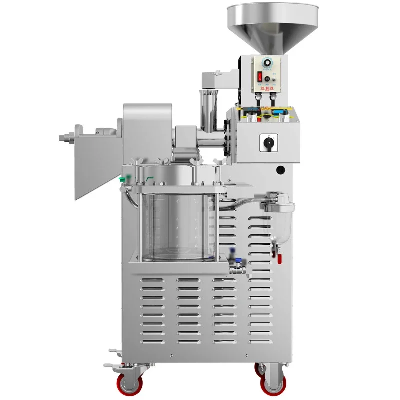 &Professional Multi-Function Oil Press Commercial Olive Oil Press Peanut Sesame Plant Seed Oil Press Cold and Hot Pre