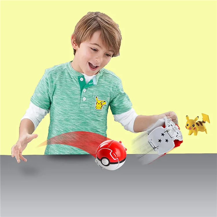 Pokéball Pokémon Figur Elf Ball Anime Figur Cartoon Pikachu Glurak Taschenmonster Haustier Anime Action Modell Spielzeug Geschenke – Detail 1