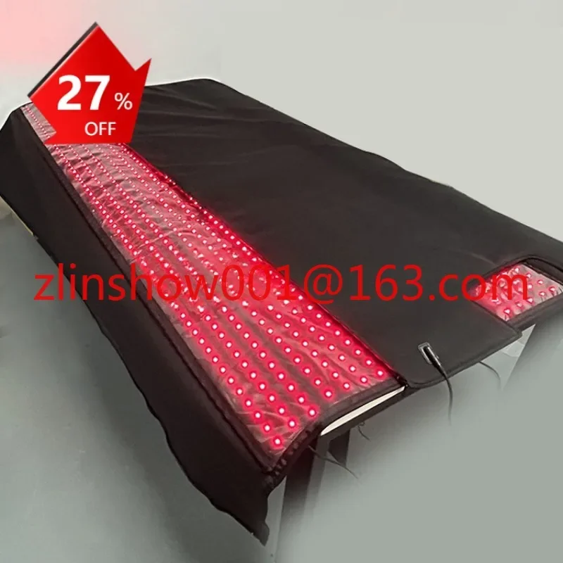 2460 LEDs 3-in-1 Chips Infrared Led Light Therapy Mat 660Nm 850Nm Full Body Wrapped Red Light Therapy Blanket for Home use